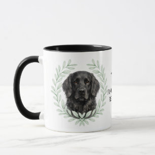Mug Couronne d'eucalyptus Retriever à poil plat Monogr