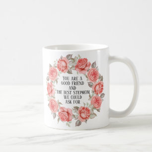 Mug Couronne florale rose Joyeuse fête des Mères-Belle