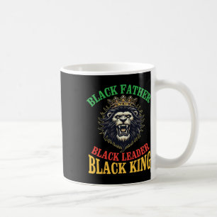 Mug Couronne Lion noir Père noir Black Leader Black Ki