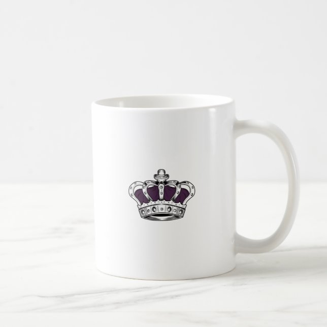 Mug Couronne - pourpre (Droite)