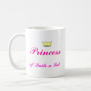 Mug Couronne, princesse, d'énormément