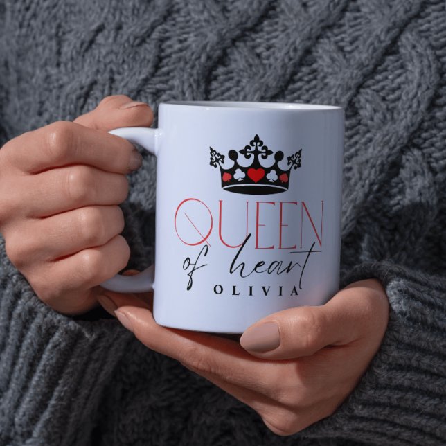 Mug Couronne Queen personnalisée (Créateur téléchargé)