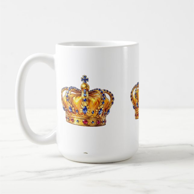 Mug Couronne royale en or (Gauche)