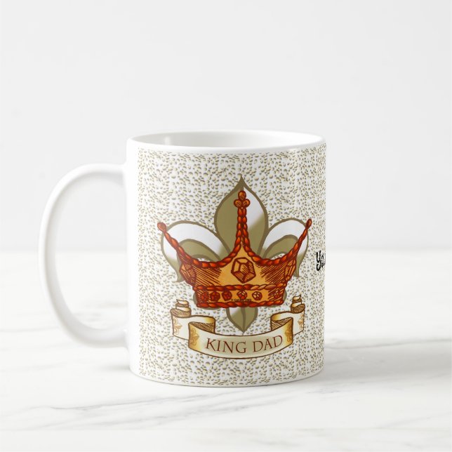 Mug Couronne Royale Papa Roi   (Gauche)