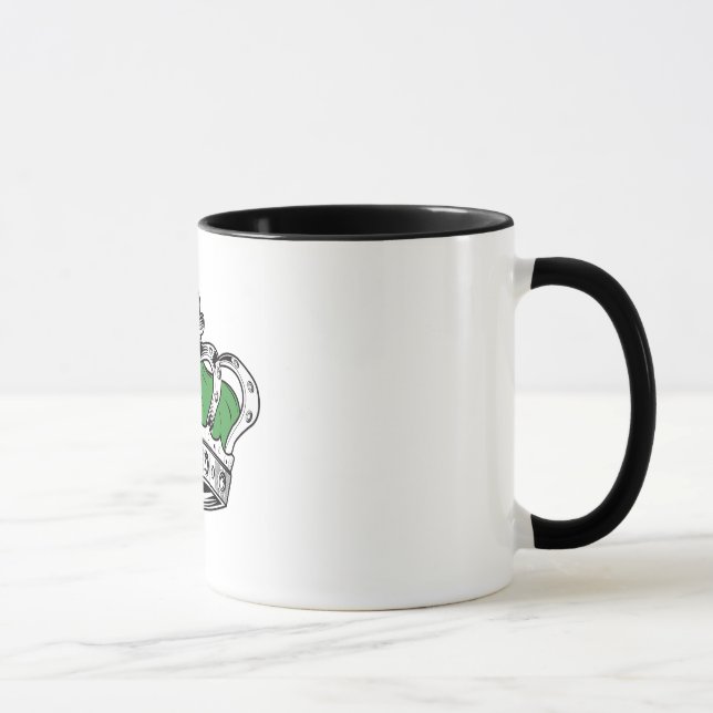 Mug Couronne - Vert (Droite)