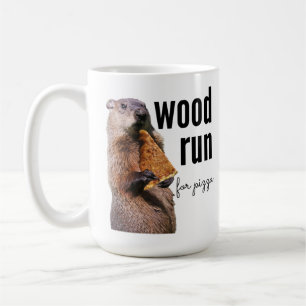 Mug Cours de bois pour pizza (avec Woodchuck)
