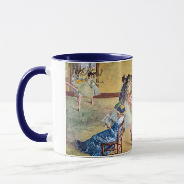 Mug Cours de danse, salle de danse par Edgar Degas (Gauche)