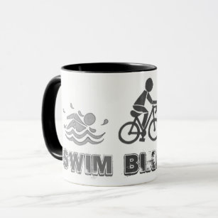 Mug Course à vélo de natation Triathlon Ironman Race T