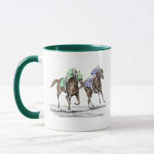Mug Course de chevaux à Thoroughbred
