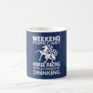 MUG COURSE DE CHEVAUX DE PRÉVISION DE WEEK-END