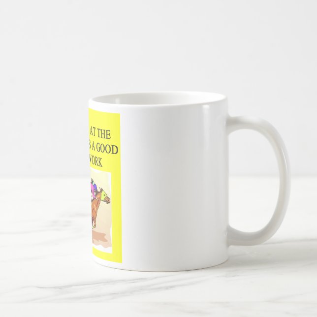 Mug course de chevaux de pur sang (Droite)