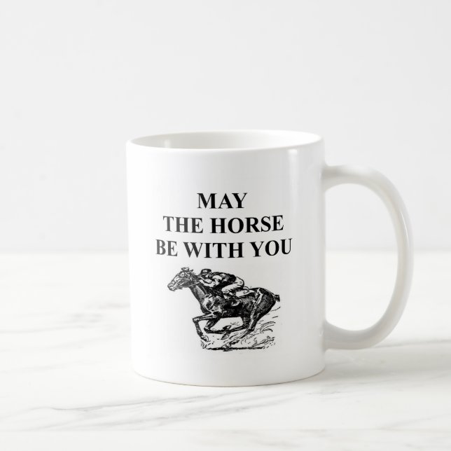 Mug course de chevaux de pur sang (Droite)
