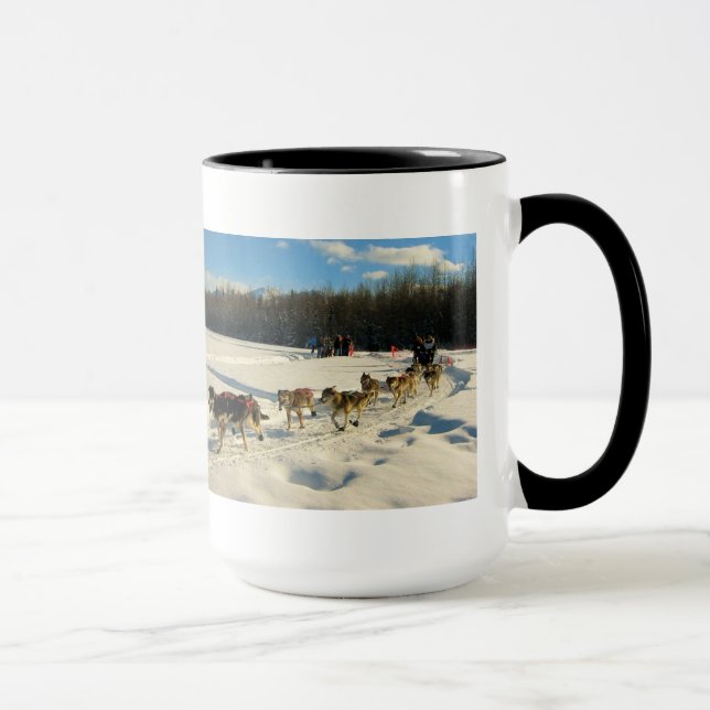 Mug Course de chiens de traîneau Iditarod Trail (Droite)