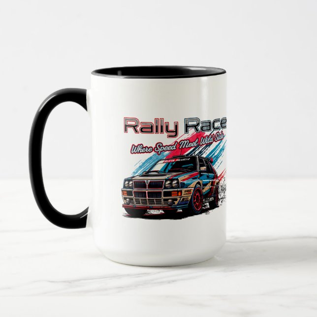 MUG COURSE DE RALY ITALIEN - QUAND LA VITESSE RENCONTR (Gauche)