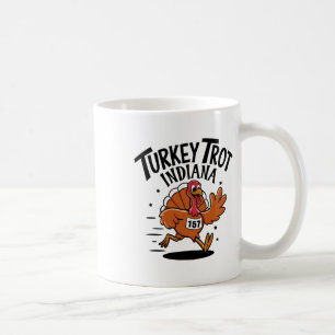 Mug Course de Thanksgiving Turkey Trot Indiana Hommes