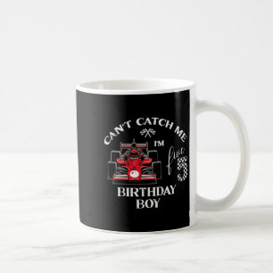 Mug Course de voiture d'anniversaire de 5 ans pour enf