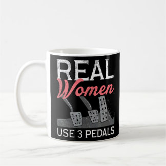 Mug Course de voiture Véritables femmes utiliser 3 péd
