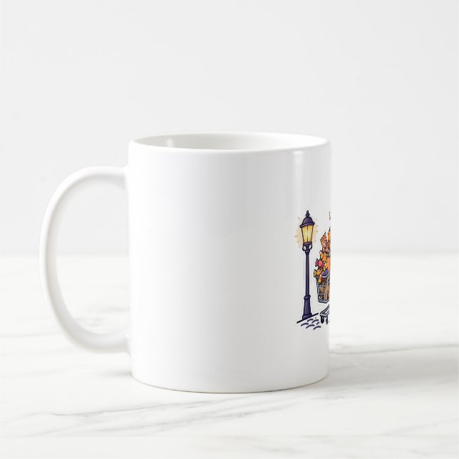 Mug Course folle de sorcière pour Halloween (Gauche)