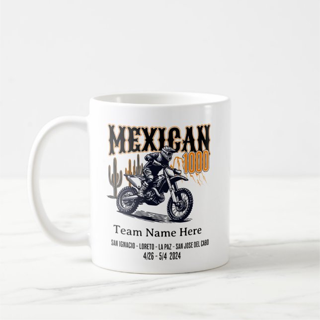 Mug Course mexicaine 1000 Baja California (Gauche)