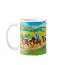 Course vers la victoire - Cheval Racing Art