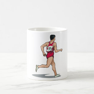 Mug Course Walker Athlète Sports Runner en mouvement