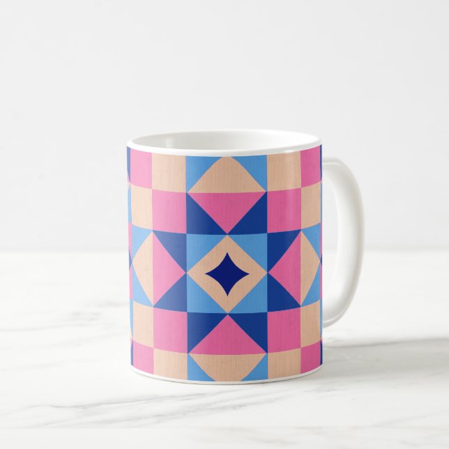 Mug Courte moderne en bloc étoilé (Devant droit)