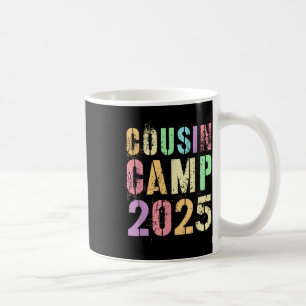 Mug Cousin Camp 2025 Vacances en famille Camping d'été