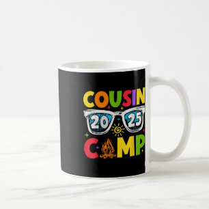Mug Cousin Camp 2025 Vacances familiales Camping d'été