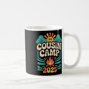 Mug Cousin Camp 2025 Voyage de vacances d'été Famille 
