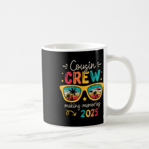Mug Cousin Crew 2025 Réunion de famille Faire des souv