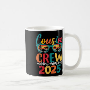 Mug Cousin Crew 2025 Réunion de famille Faire des souv