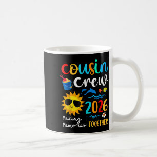 Mug Cousin Crew 2026 Faire des souvenirs Famille d'été
