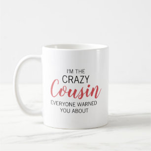 Mug Cousin Fou Nom Personnalisé