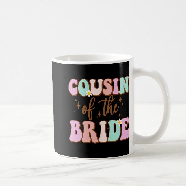 Mug Cousin Groovy De La Mariée Réception De Mariage Co (Droite)