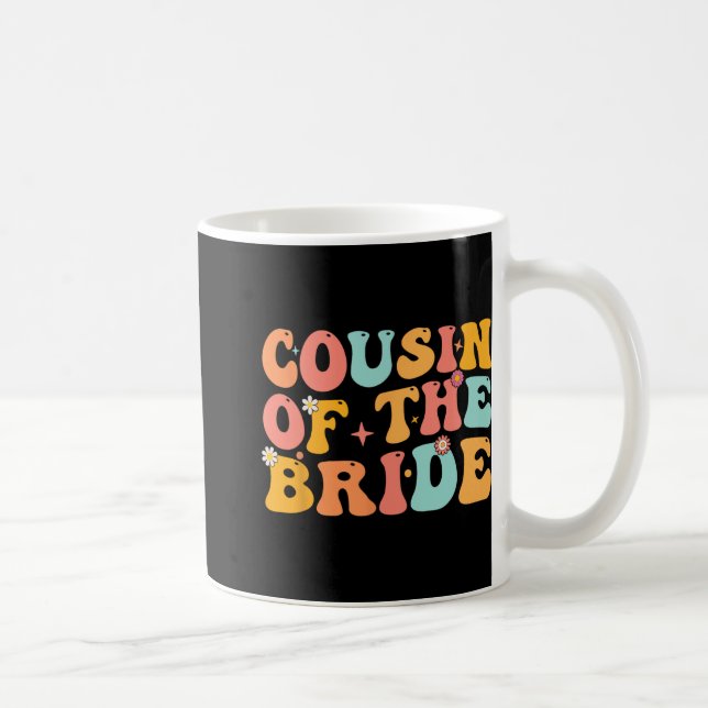 Mug Cousin Groovy De La Mariée Réception De Mariage Co (Droite)
