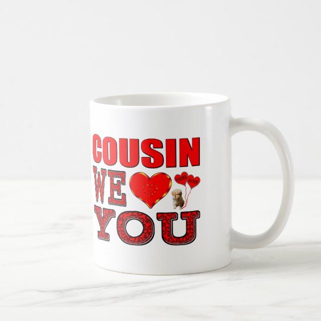 Mug Cousin nous vous aimons (Droite)