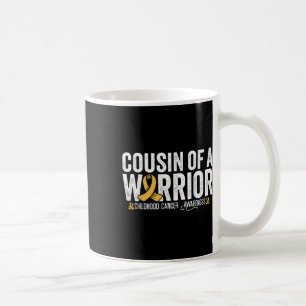 Mug Cousin Of A Warrior Childhood Cancer Awareness
