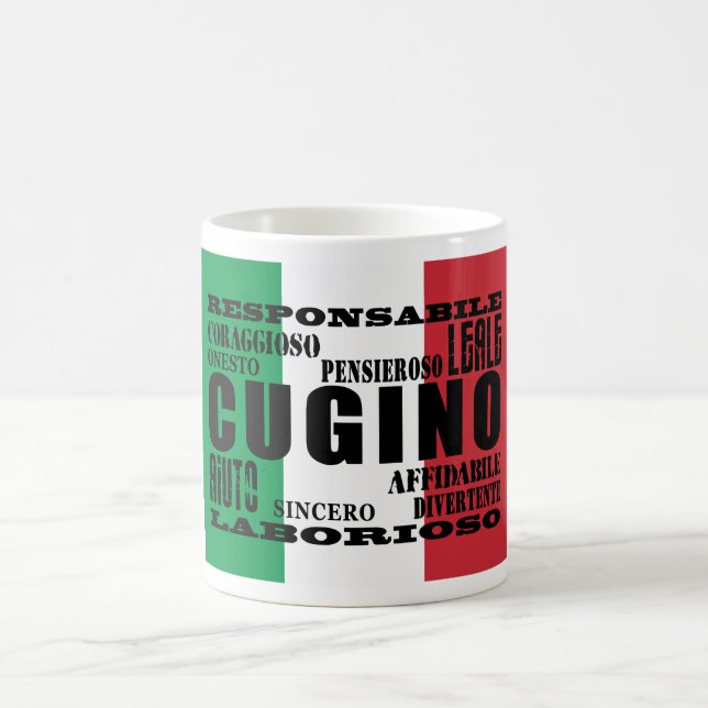 Mug Cousins italiens : Qualités (Centre)