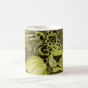 Mug Coussin de brousse léopard olive