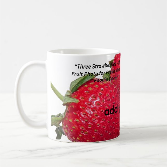 Mug  Coussin de fruit naturel pour la décoration de la (Gauche)
