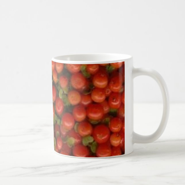 Mug Coussin de Pin/tomate minuscule (Droite)