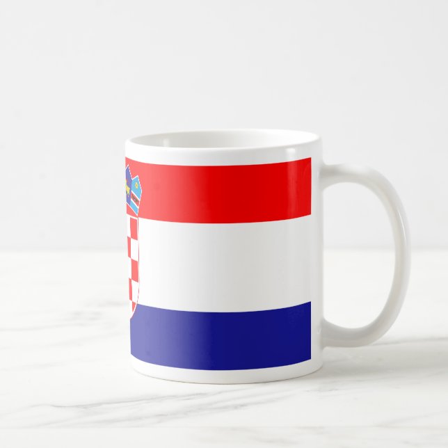 Mug Coût bas ! Drapeau croate (Droite)