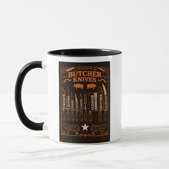 Mug Couteaux de boucher (Gauche)