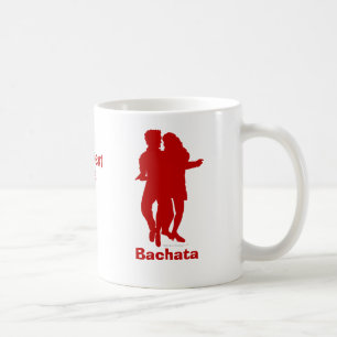 Mug Coutume de silhouette de danseurs de Bachata