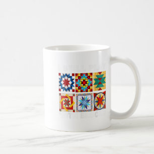 Mug Couture de patchwork cool Je joue encore avec des