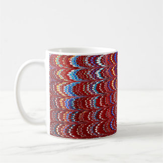 Mug Couvercle en papier marbré victorien coloré