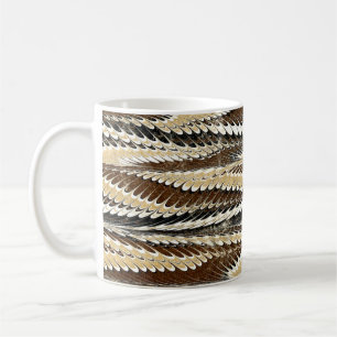 Mug Couvercle en papier marbré victorien coloré