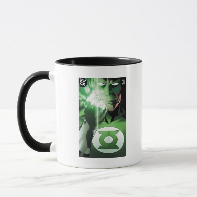 Mug Couvercle rapproché de la lanterne verte (Gauche)