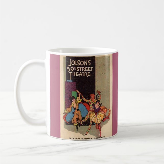 Mug Couverture 1923 d'affiche du théâtre d'Al Jolson (Gauche)