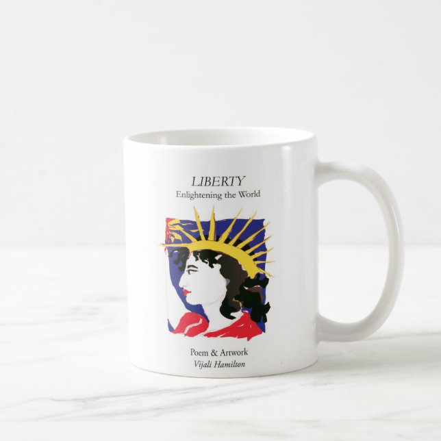 Mug Couverture-Dame Liberty/tasse (Droite)